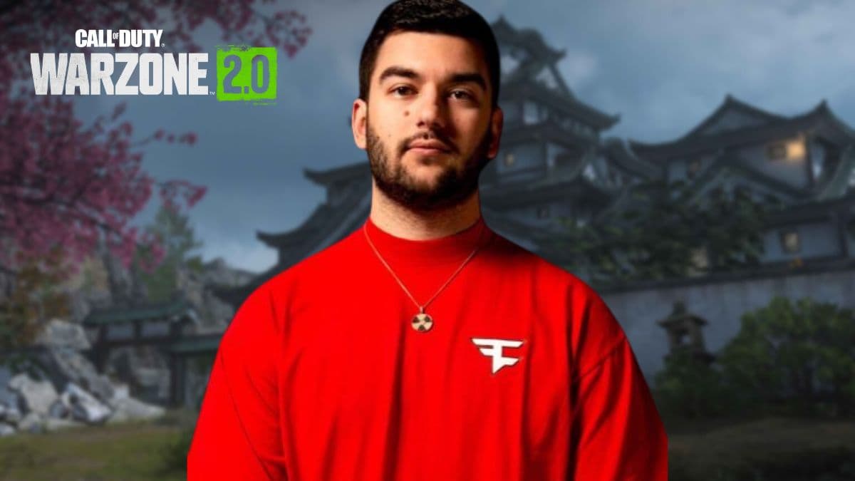 FaZe Booya in front of Ashika Island Castle