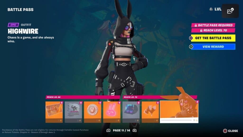 Fortnite Chapter 4 Season 2 Battle Pass page 11