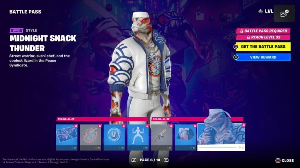 Fortnite Chapter 4 Season 2 Battle Pass page 6