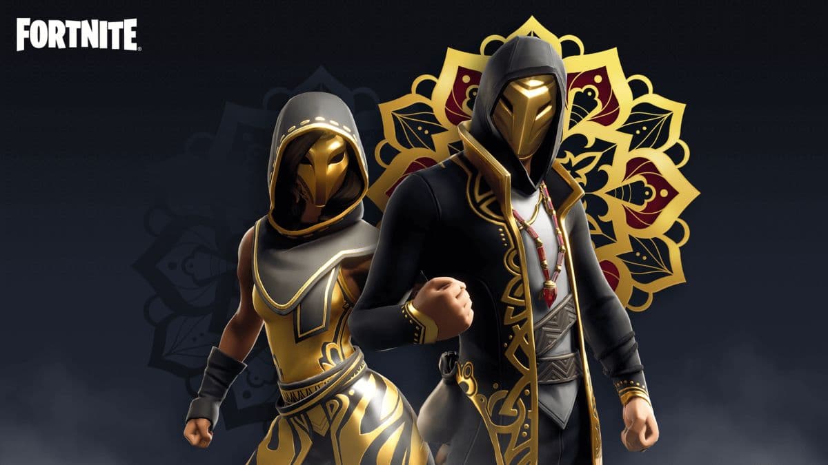 Fortnite Lantern Fest 2023 skins with logo