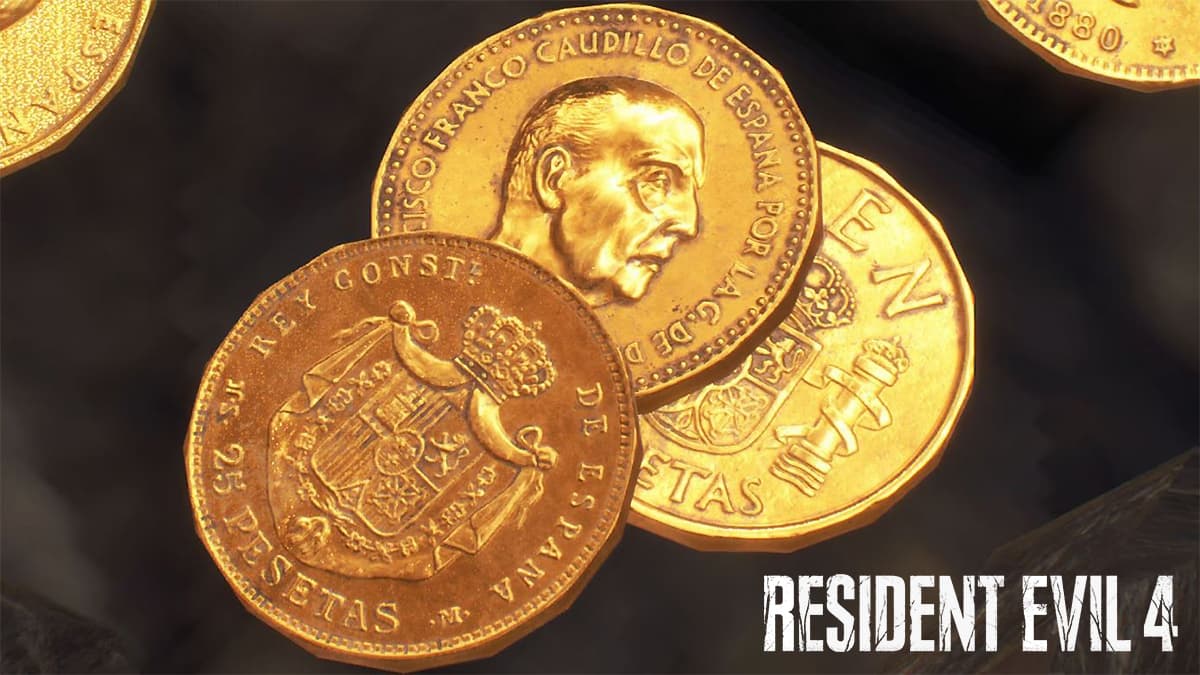 Resident Evil 4 remake pesetas