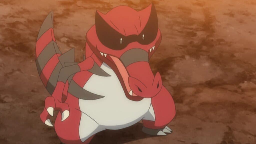 Krookodile, in the Pokemon Anime