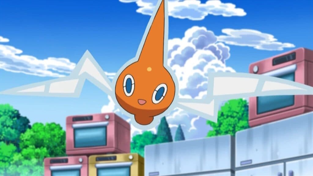 electric-type pokemon rotom in the anime