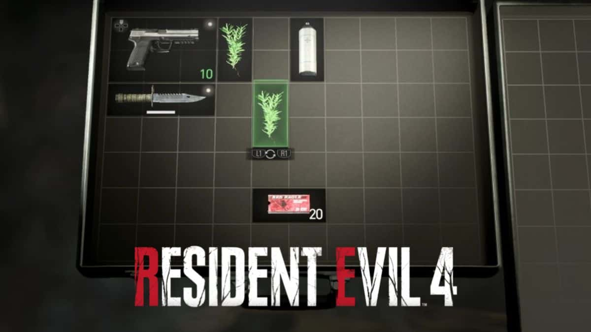 resident evil 4 inventory