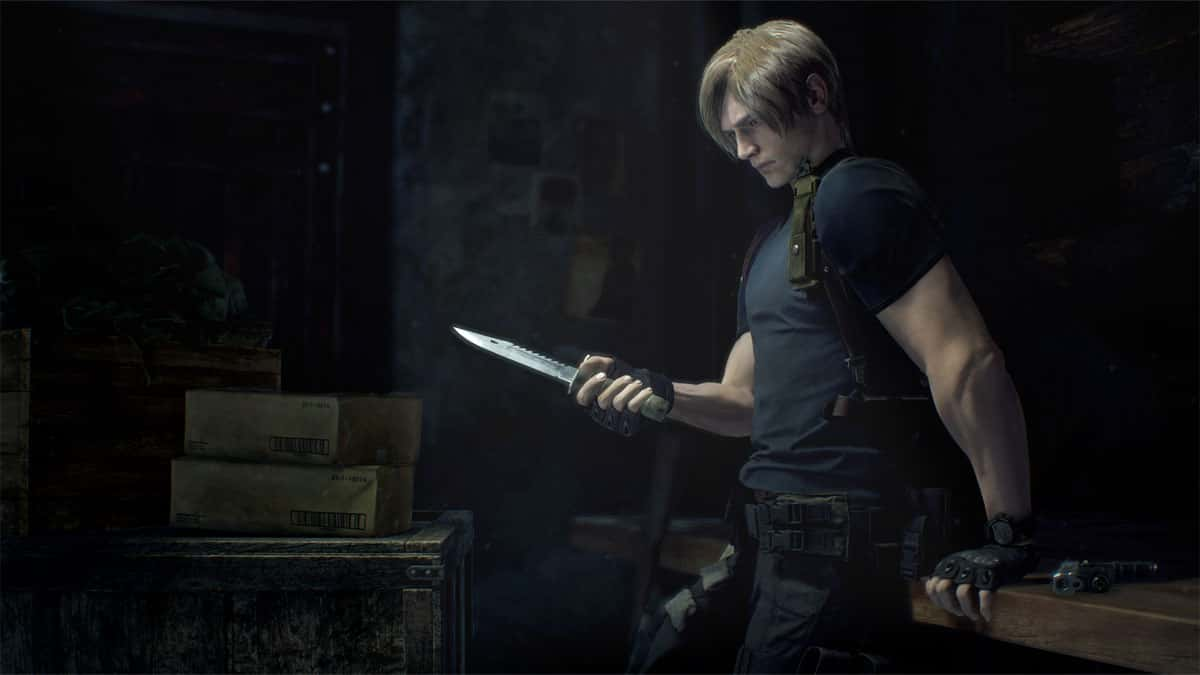 Leon in Resident Evil 4 Remake