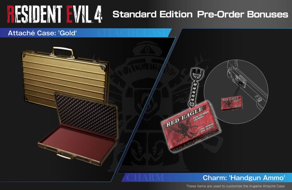 Resident Evil 4 Remake standard edition pre-order bonuses