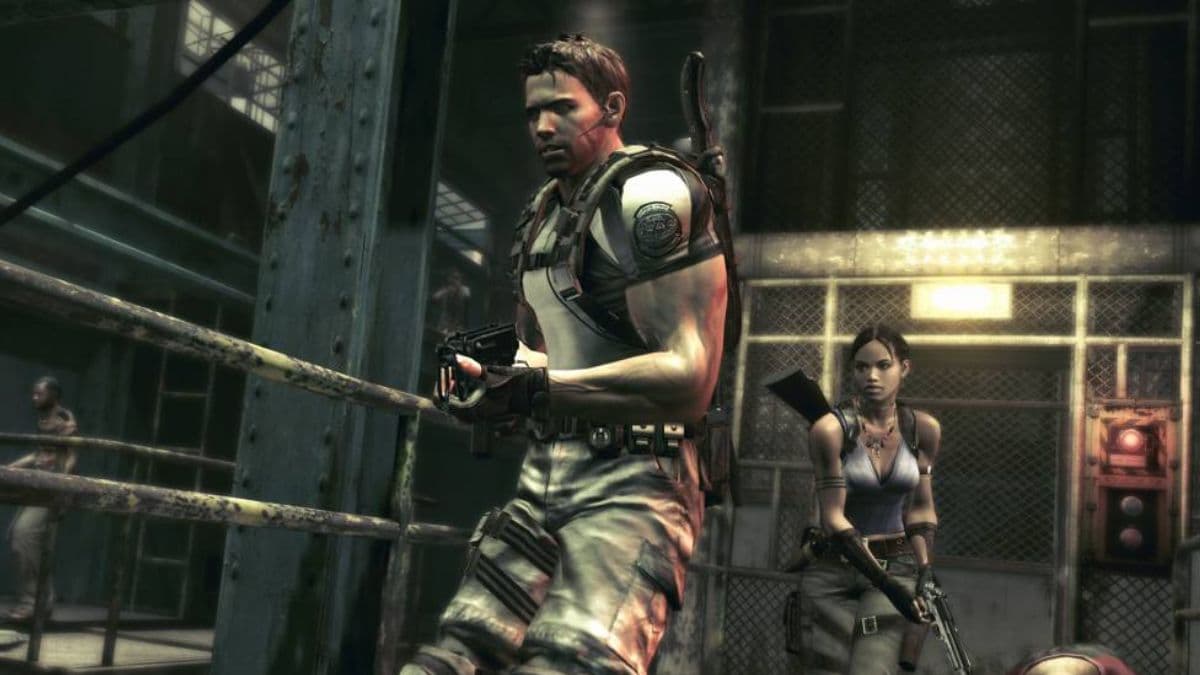 chris redfield and sheva in resident evil 5