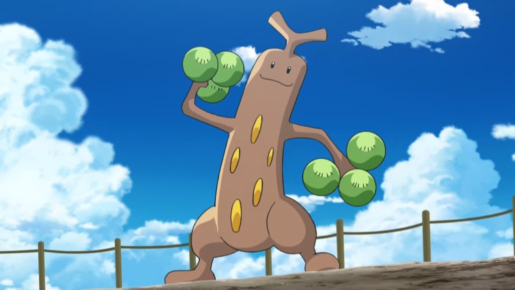 Sudowoodo in Pokemon anime