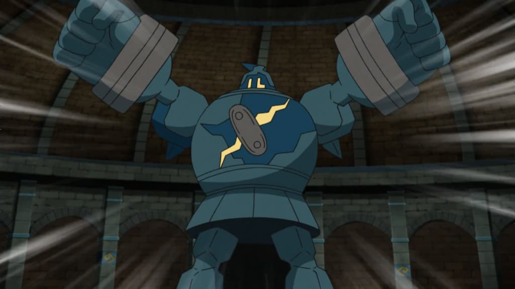 Golurk in Pokemon anime