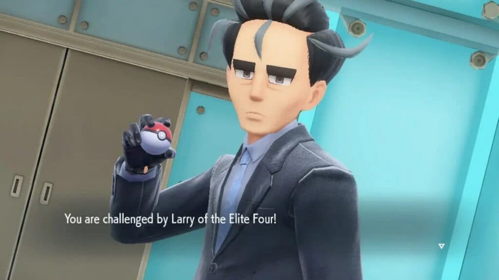 Elite Four Larry in Pokemon Scarlet and Violet