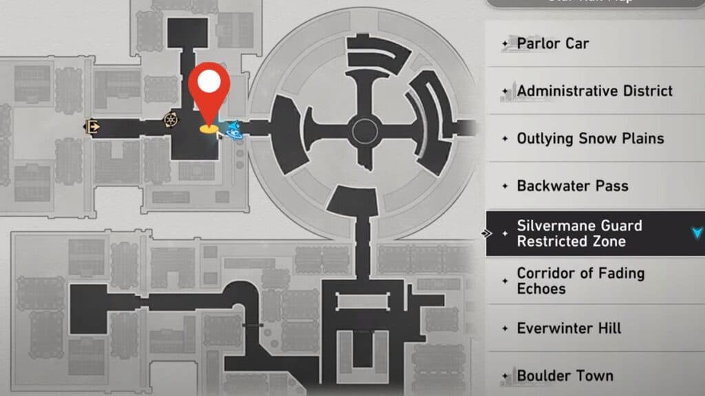 Hidden page and treasure location in Honkai Star Rail