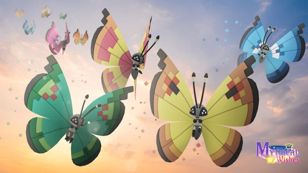 Many Vivillon in Pokemon Go promo image