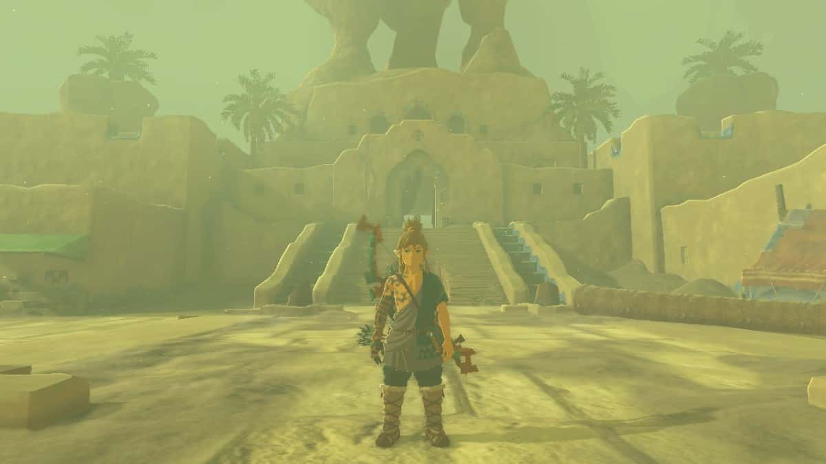 Link Gerudo Town TOTK