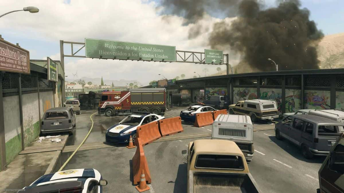 Santa Sena Border Corssing map in MW2