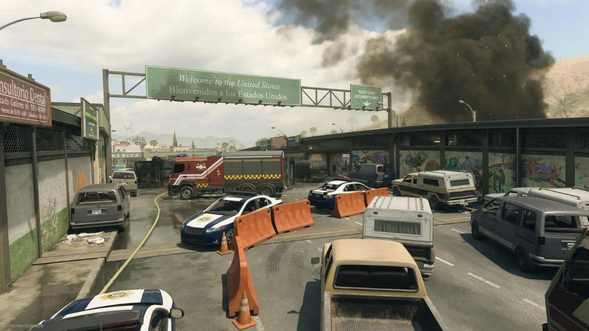 Santa Sena Border Corssing map in MW2