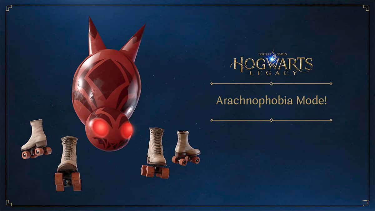 Hogwarts Legacy Arachnophobia Mode