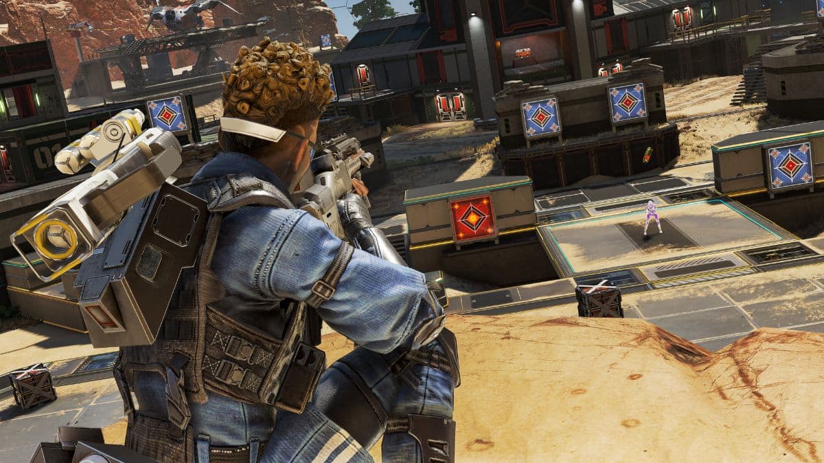 bangalore in the new apex legends season 17 firing range