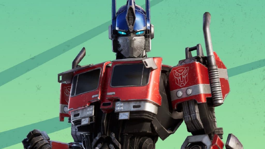 Optimus Prime skin in Fortnite