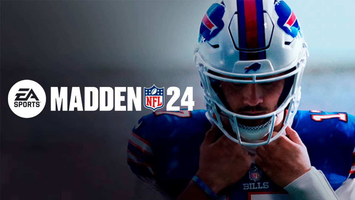 Josh Allen in Madden 24 cover