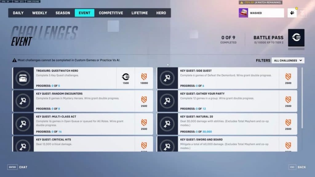 Overwatch 2 Season 5 Key Quests