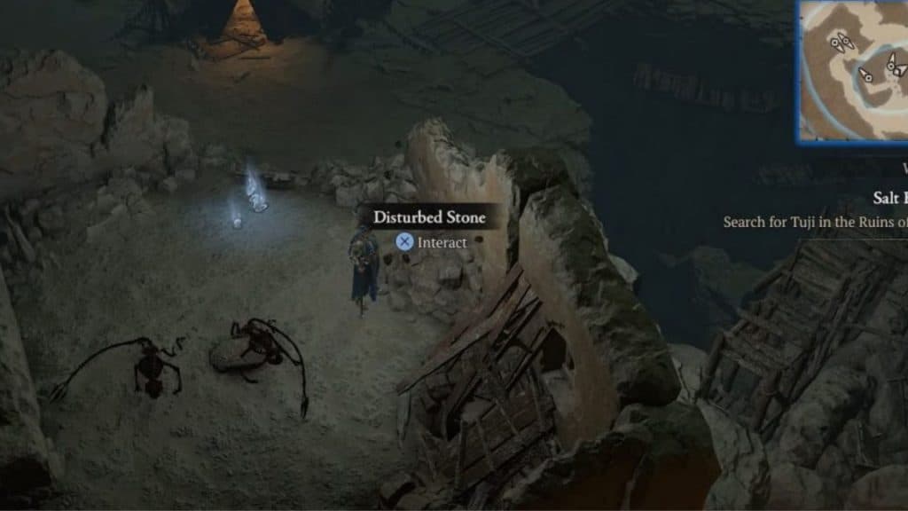 Little Tuya doll location for Blood and Sweat quest in Diablo 4