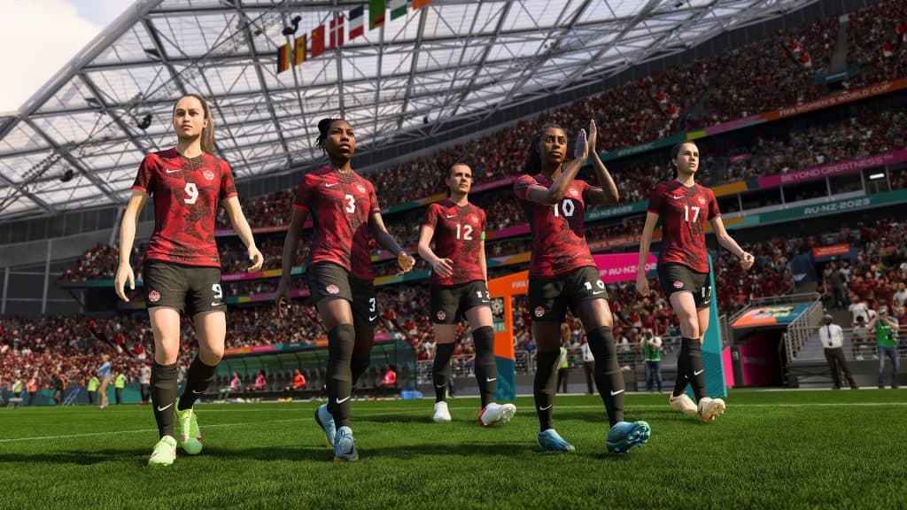 Canada women's national football team in FIFA 23.