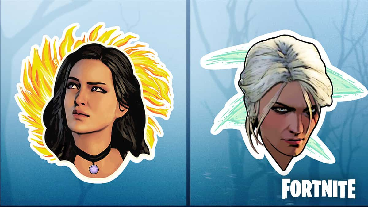 Ciri and Yennefer in Fortnite