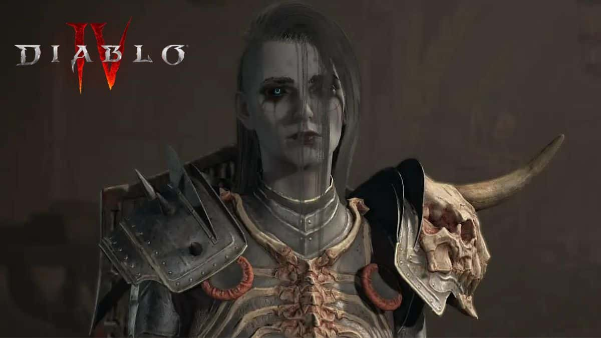 Necromancer character in Diablo 4