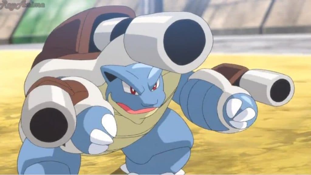 pokemon go mega blastoise in battle