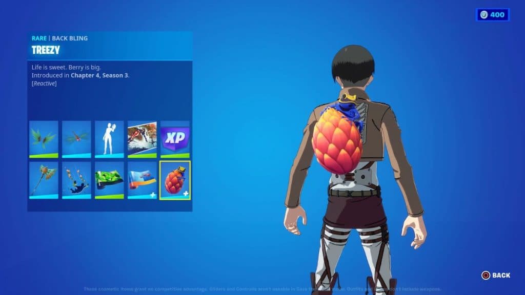 Fortnite Summer Escape Treezy reward