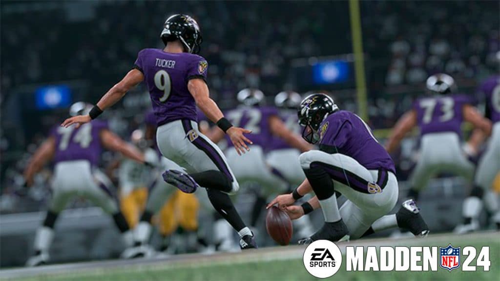 Justin Tucker in Madden 24