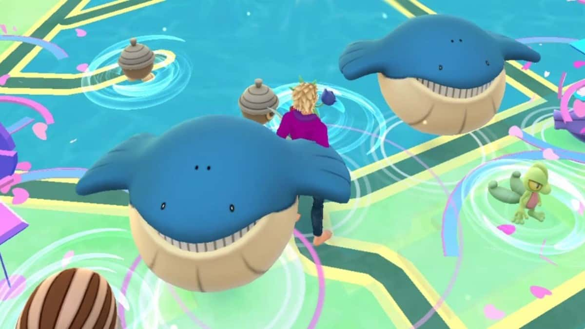 Pokemon Go Wailmer spawns promo image