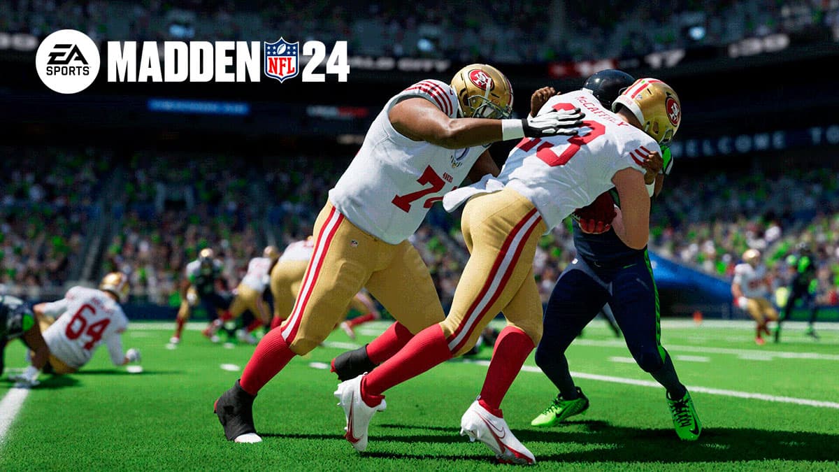 San Francisco 49ers Christian McCaffrey in Madden 24