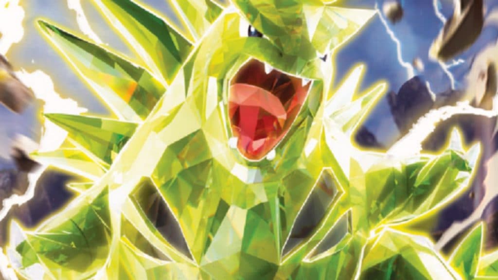 pokemon tcg ruler of the black flame pokemon tera electric tyranitar