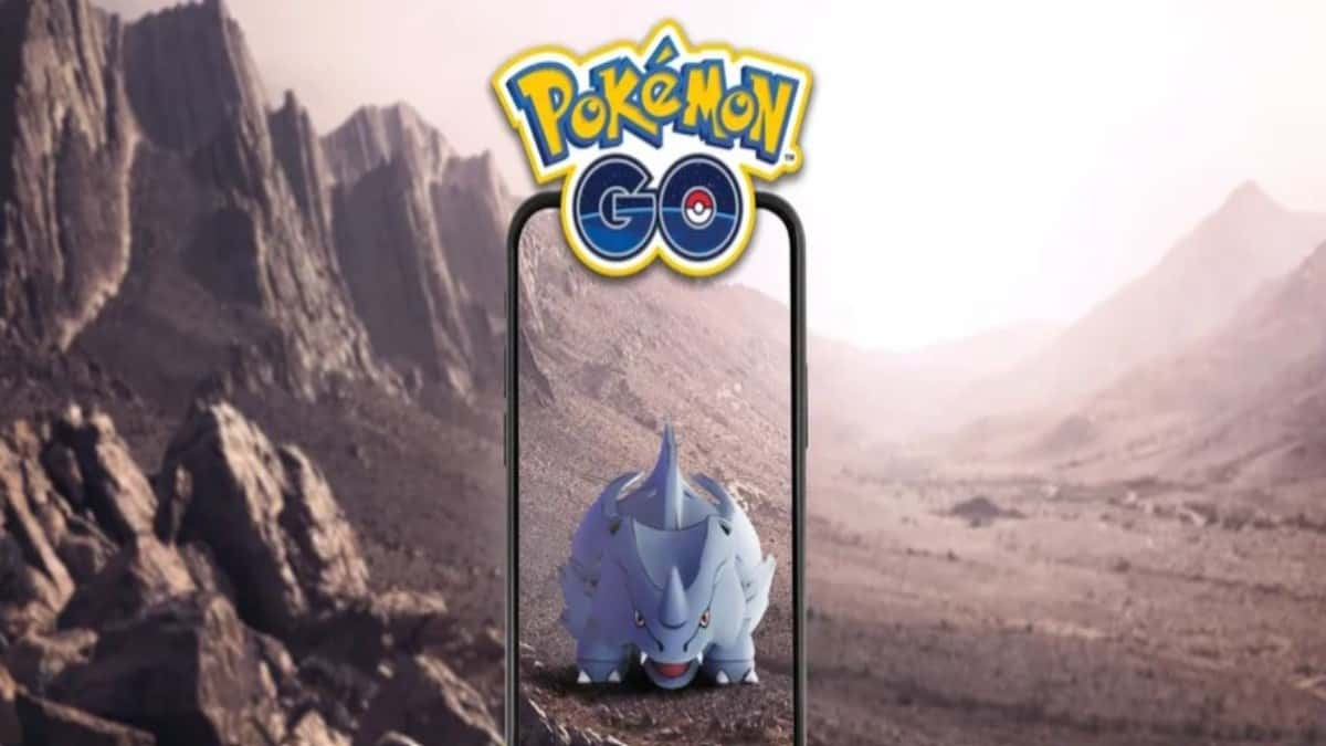 pokemon go rhyhorn spotlight hour promo image