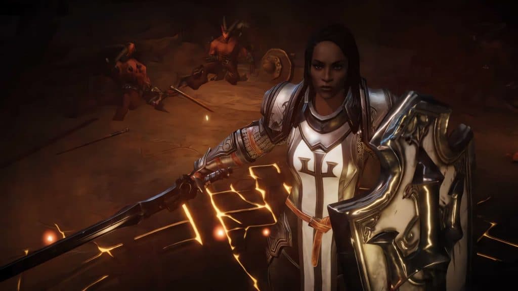 Crusader class in Diablo Immortal