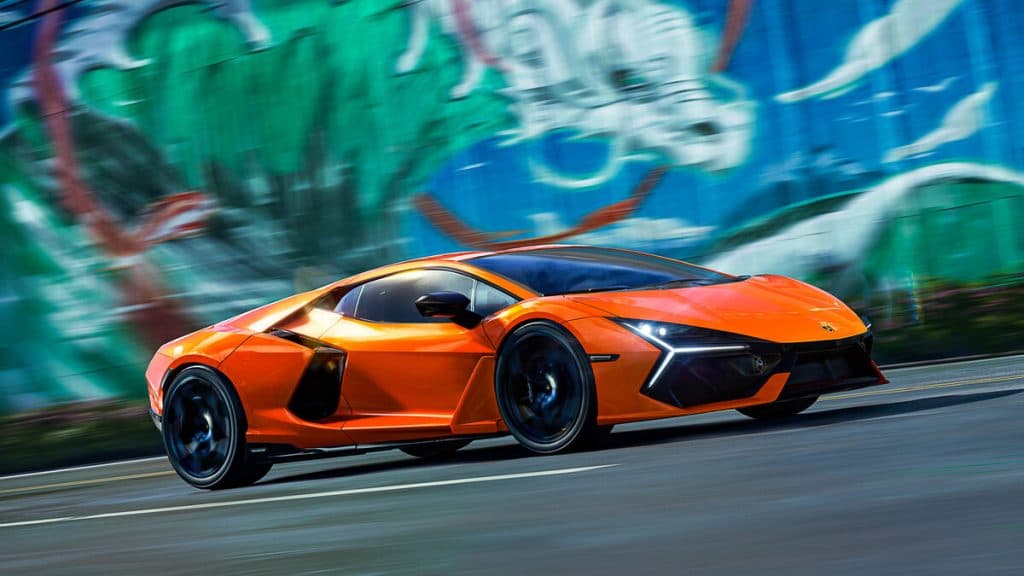 Lamborghini close up shot