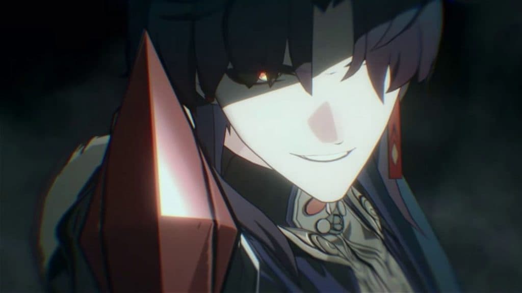 Blade with a grin in Honkai Star Rail cutscene