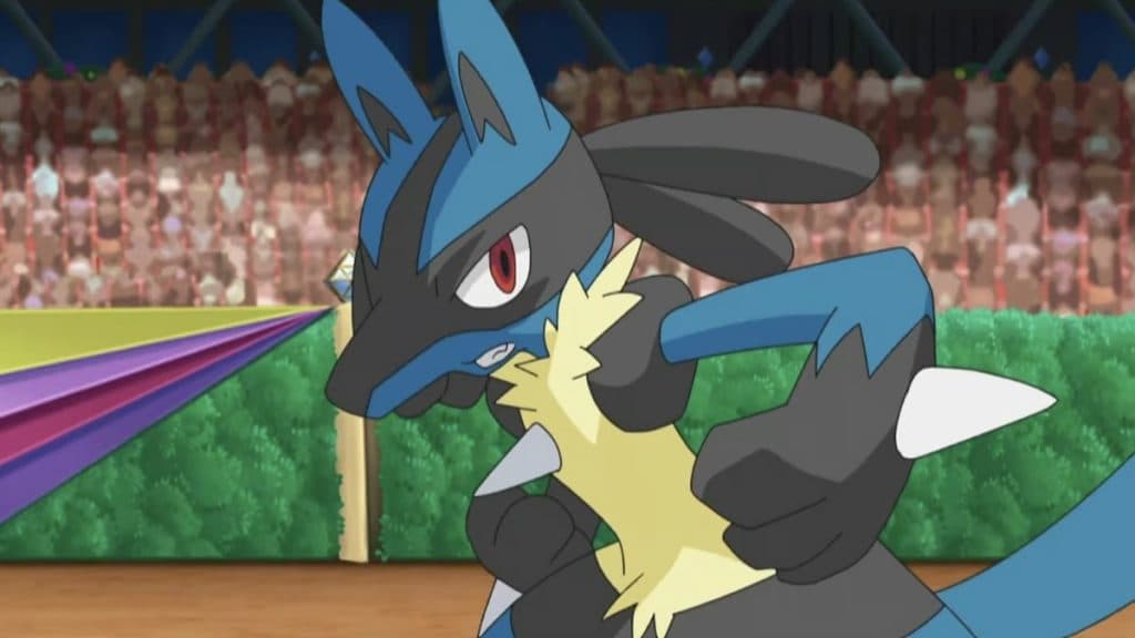 pokemon go species lucario in battle