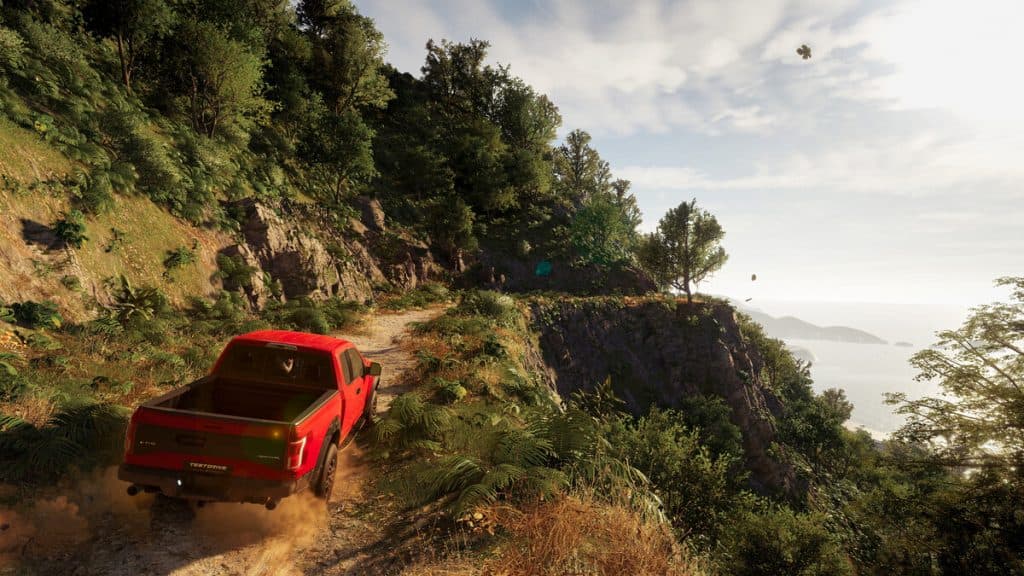 a jeep driving off-road in Test Drive Unlimited