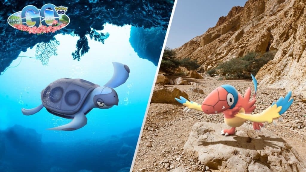 pokemon go adventure week 2023 collection challenge species tirtouga and archen