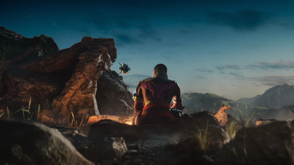 Ikora sitting on unknown planet in Destiny 2