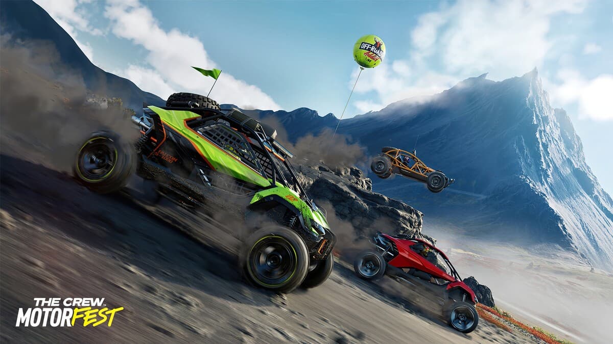 vehicles racing in offroad in The Crew Motorfest