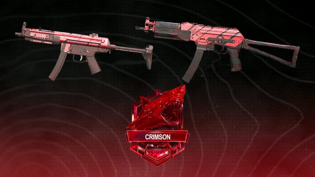 Crimson Ranked Play Season Division Camo Warzone and MW2