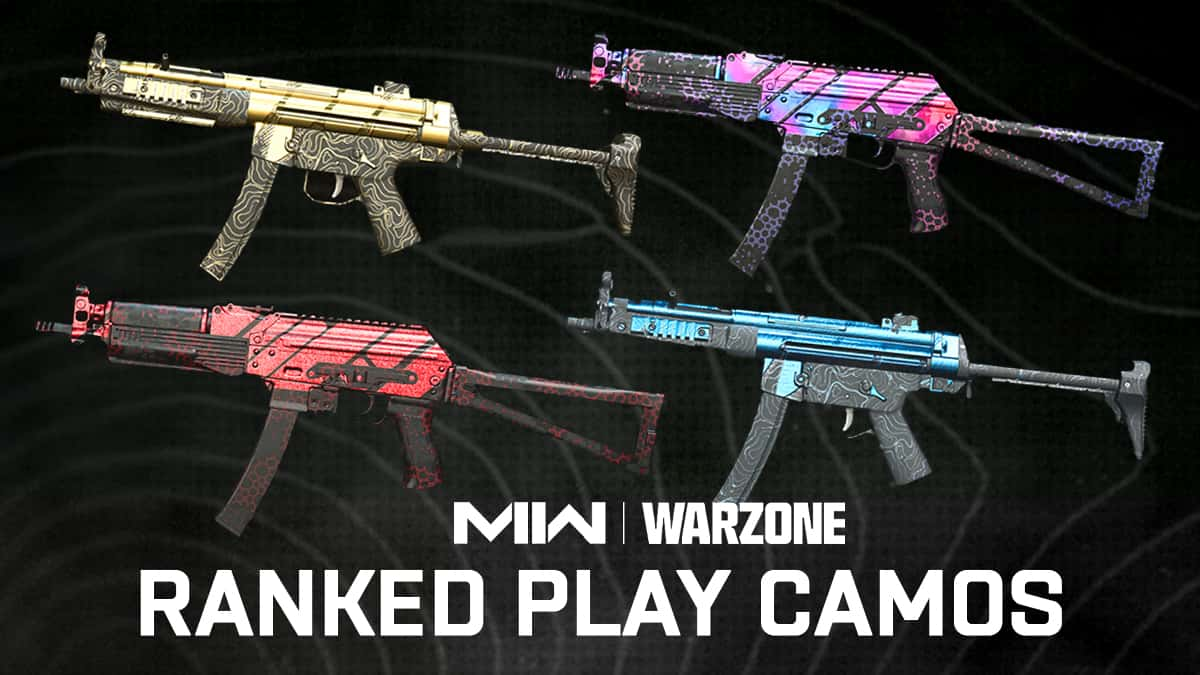 Ranked Play Camos Modern Warfare 2 Warzone 2