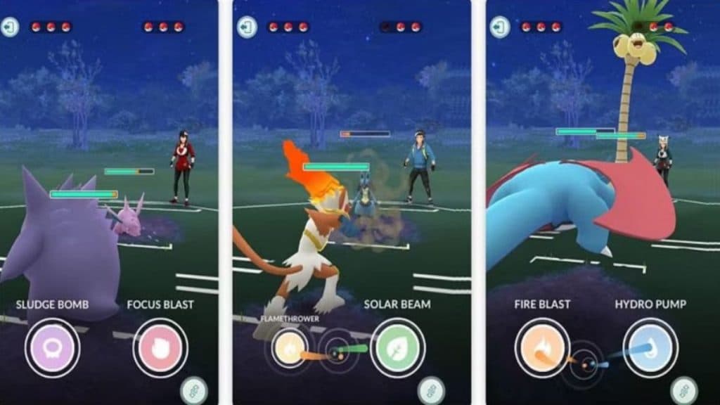 pokemon go pvp battle screen image