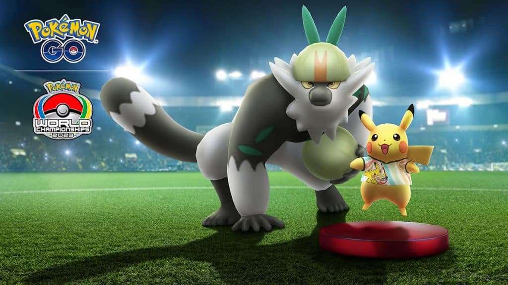 Passimian and Costume Pikachu in Pokemon Go