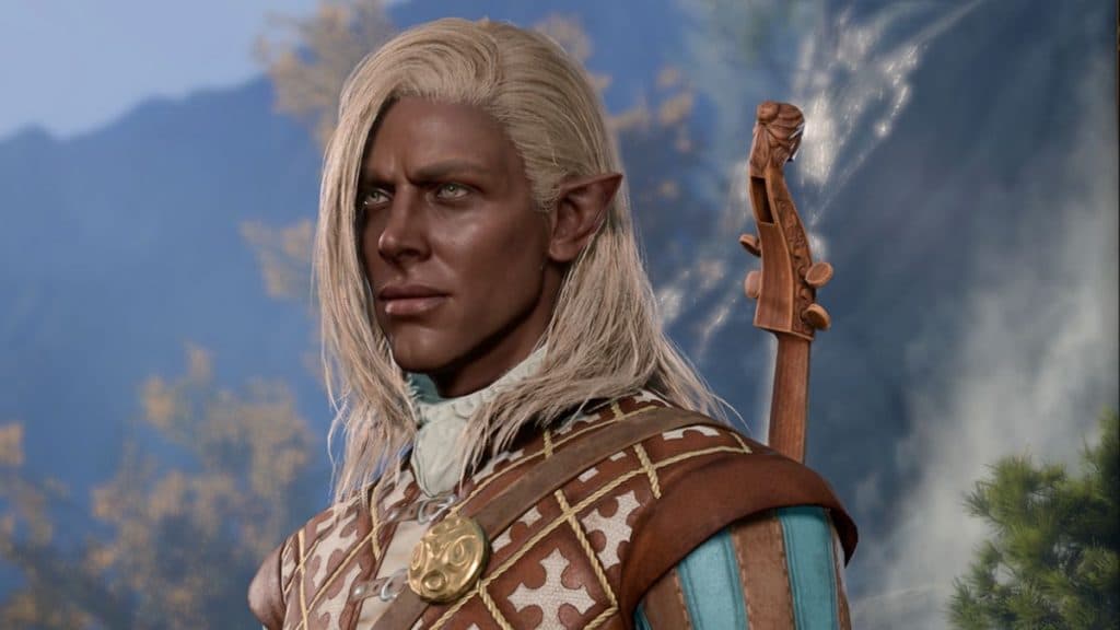 custom half-elf bard character baldur's gate 3