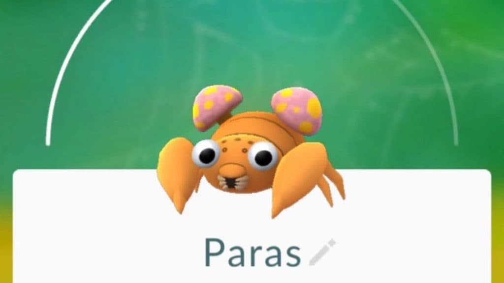 pokemon go paras spotlight hour species game image