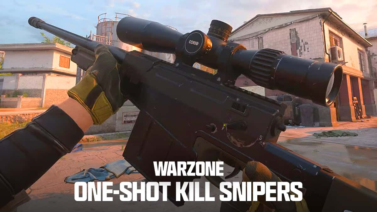 Warzone 2 player using Victus XMR Sniper Rifle